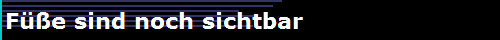 Fe sind noch sichtbar